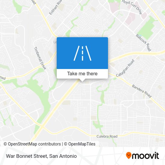 Mapa de War Bonnet Street
