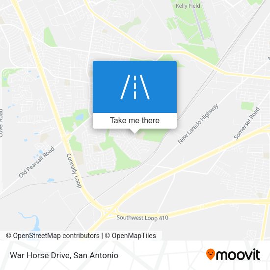 War Horse Drive map