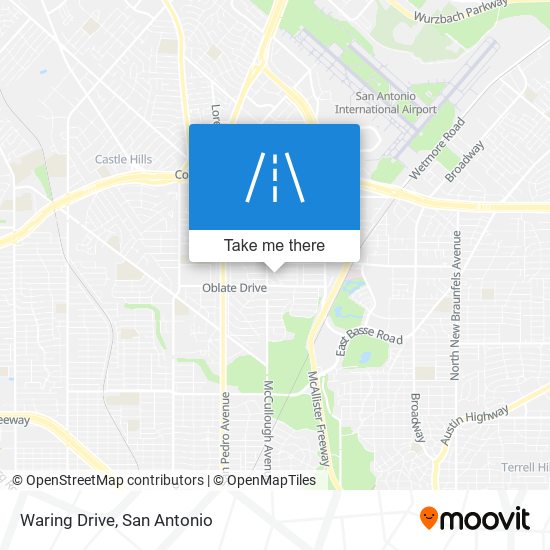 Waring Drive map