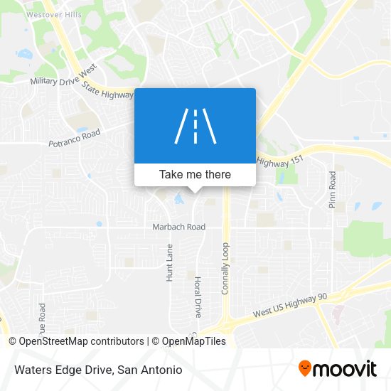 Waters Edge Drive map
