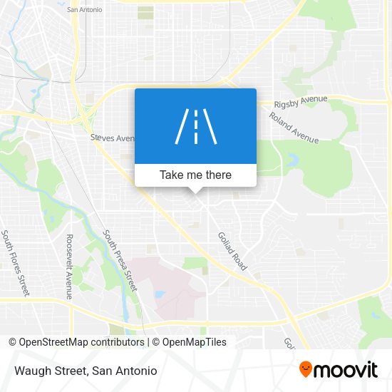 Mapa de Waugh Street