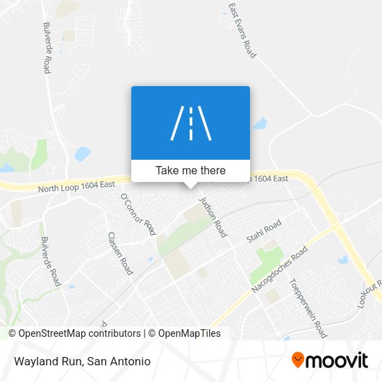 Mapa de Wayland Run