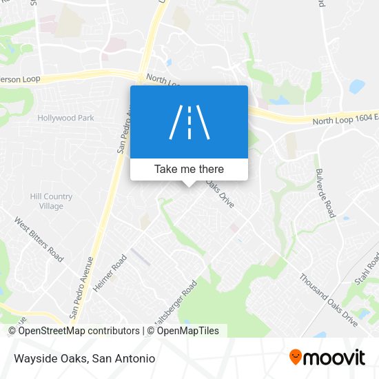 Mapa de Wayside Oaks