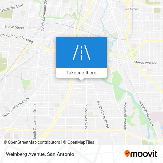 Mapa de Weinberg Avenue