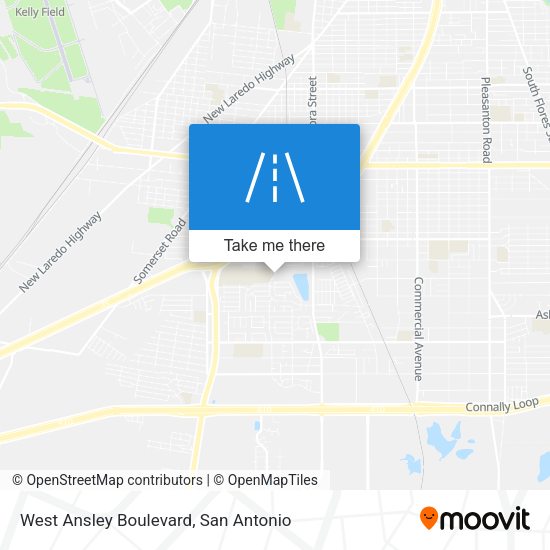 West Ansley Boulevard map