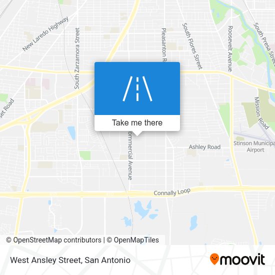 West Ansley Street map