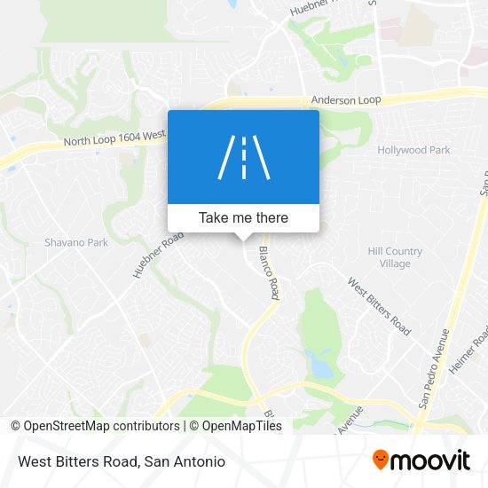 Mapa de West Bitters Road