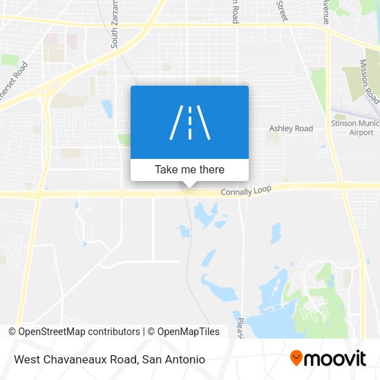 Mapa de West Chavaneaux Road