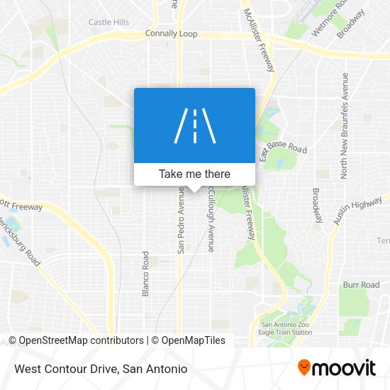 West Contour Drive map