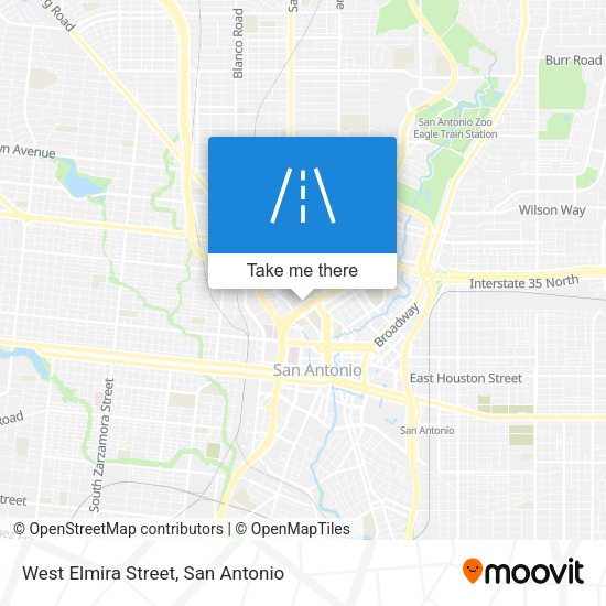 West Elmira Street map