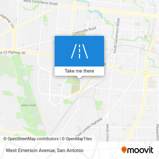 West Emerson Avenue map