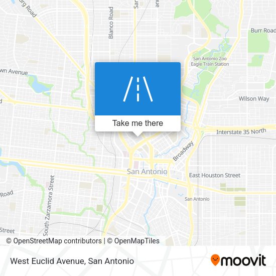 Mapa de West Euclid Avenue