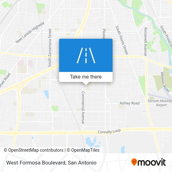 West Formosa Boulevard map