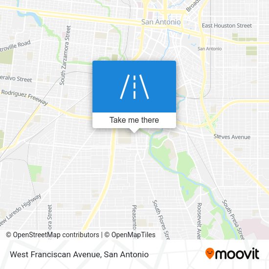 West Franciscan Avenue map
