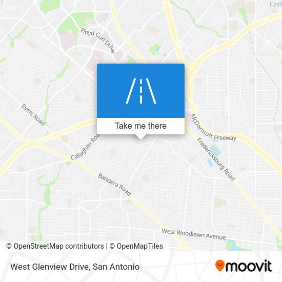 Mapa de West Glenview Drive