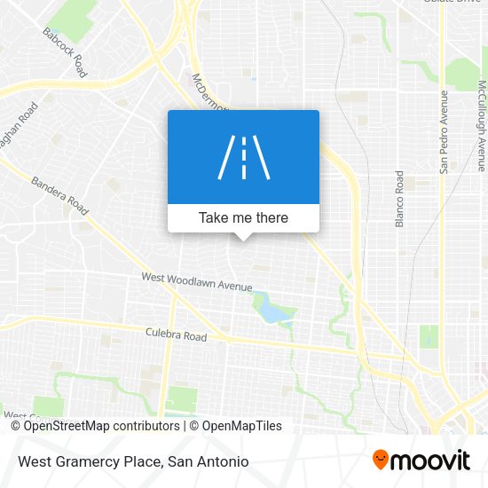 West Gramercy Place map