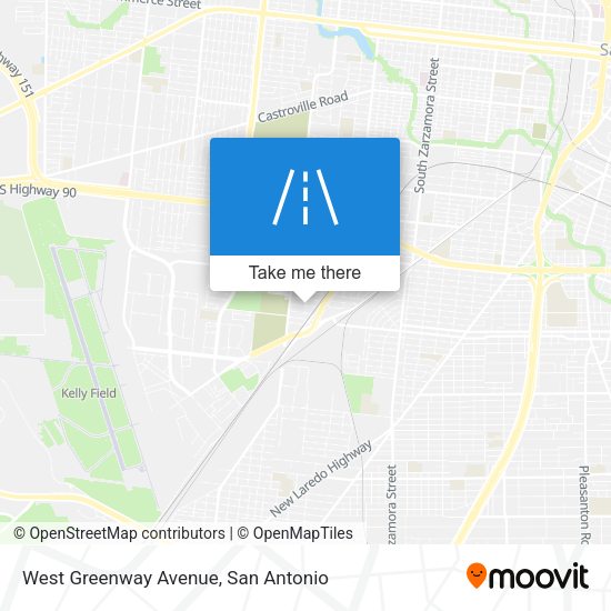 West Greenway Avenue map