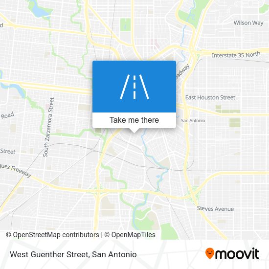 Mapa de West Guenther Street