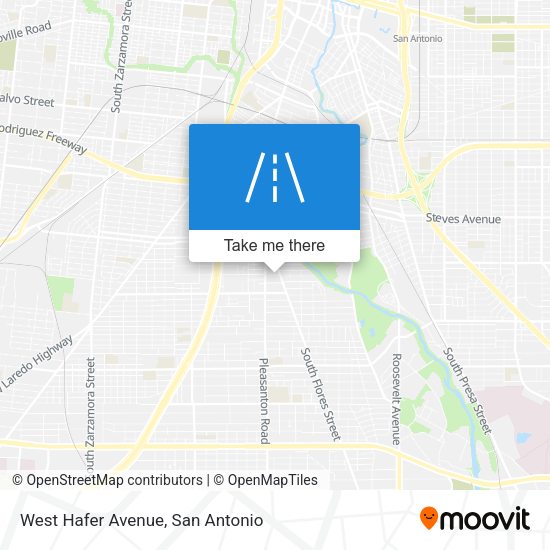 West Hafer Avenue map