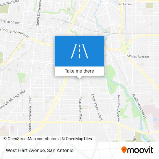 West Hart Avenue map