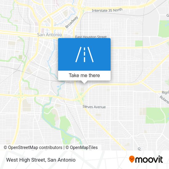 Mapa de West High Street