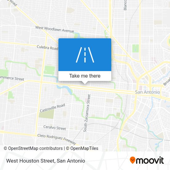 West Houston Street map