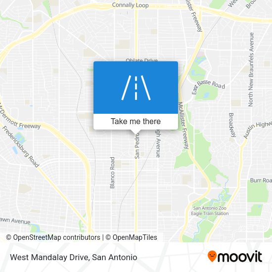 Mapa de West Mandalay Drive