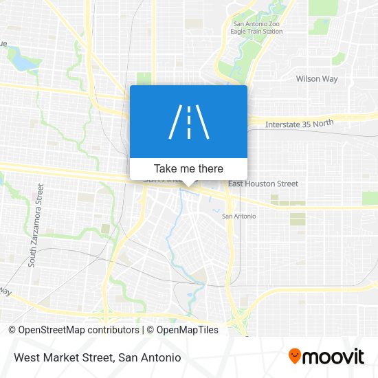 West Market Street map