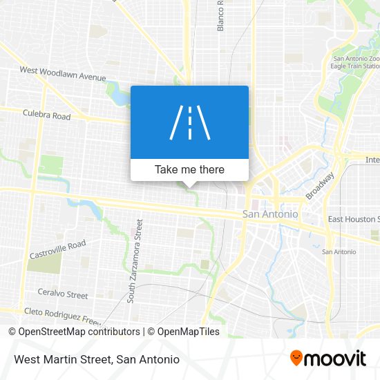 Mapa de West Martin Street