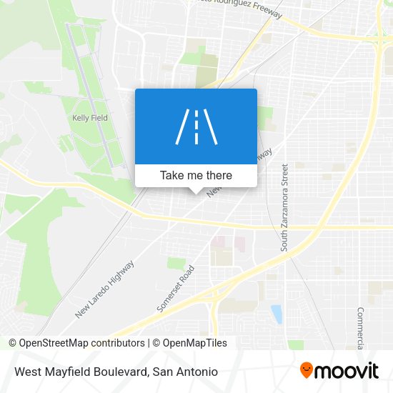 Mapa de West Mayfield Boulevard