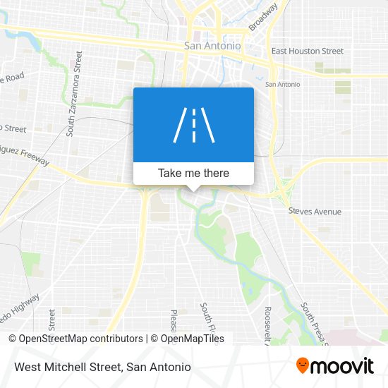 West Mitchell Street map