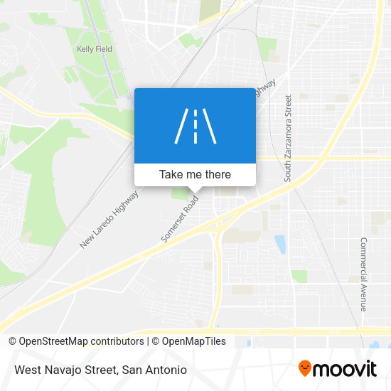 West Navajo Street map