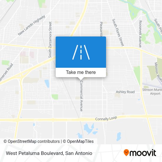 Mapa de West Petaluma Boulevard