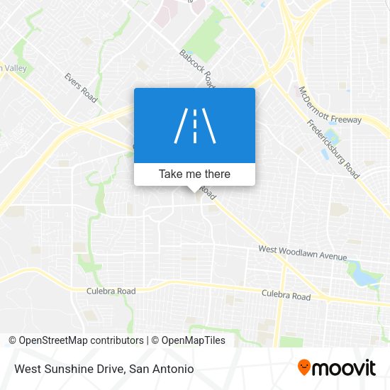West Sunshine Drive map