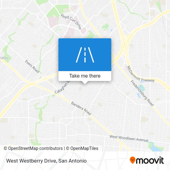 West Westberry Drive map