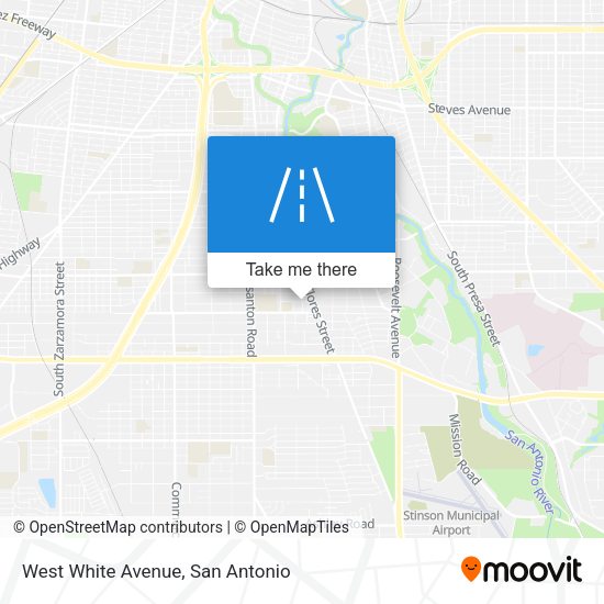Mapa de West White Avenue
