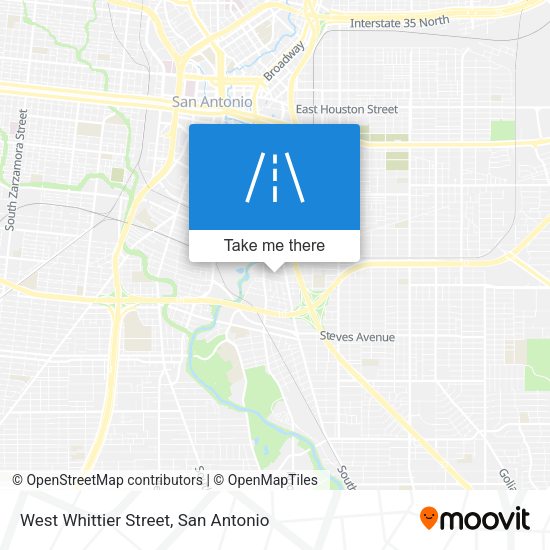 Mapa de West Whittier Street