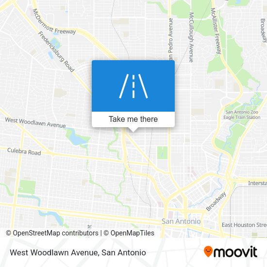 West Woodlawn Avenue map