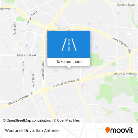 Westbrair Drive map