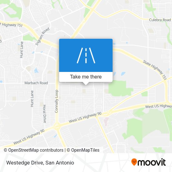 Mapa de Westedge Drive