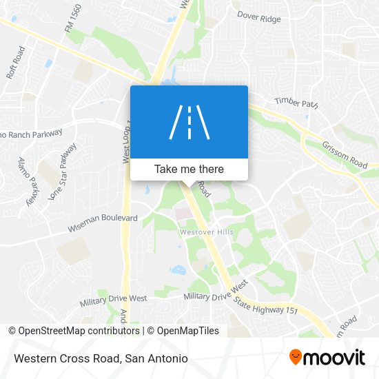 Mapa de Western Cross Road