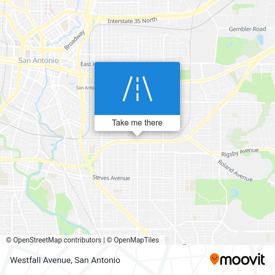 Westfall Avenue map