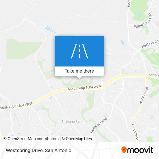 Westspring Drive map