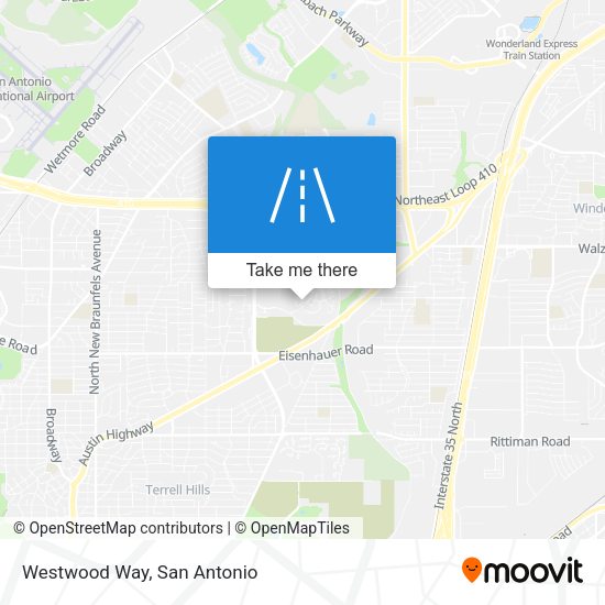 Mapa de Westwood Way
