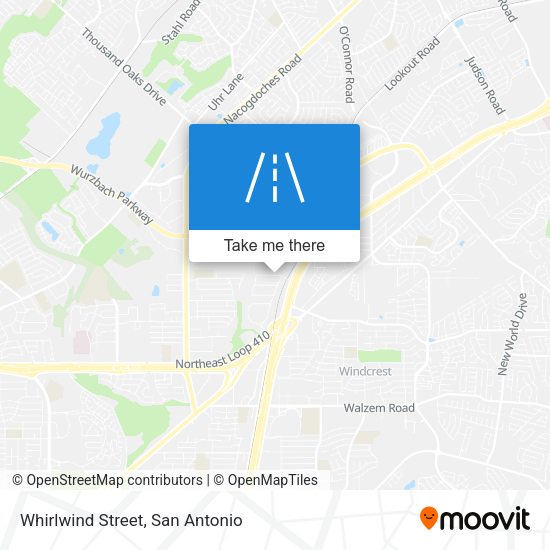 Whirlwind Street map