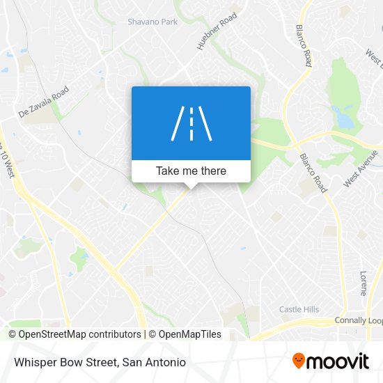Whisper Bow Street map