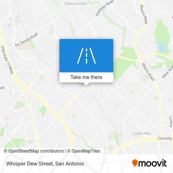 Whisper Dew Street map