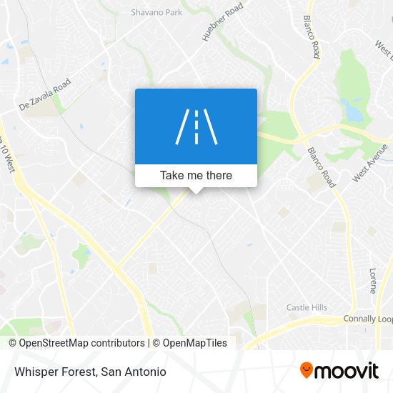 Whisper Forest map