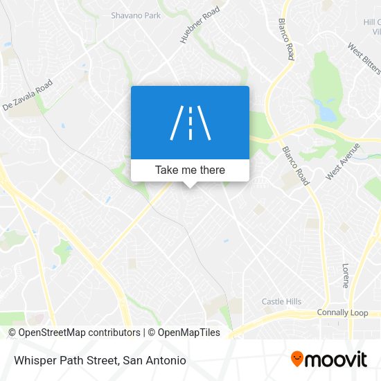 Whisper Path Street map