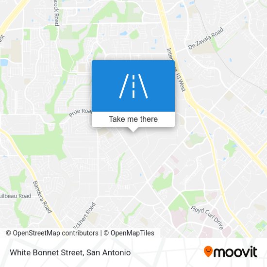 White Bonnet Street map